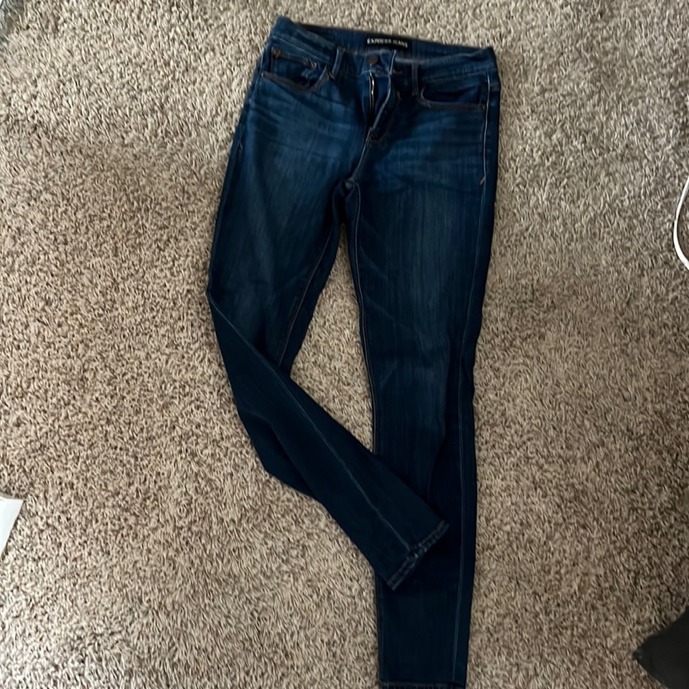 Express mid rise skinny jeans